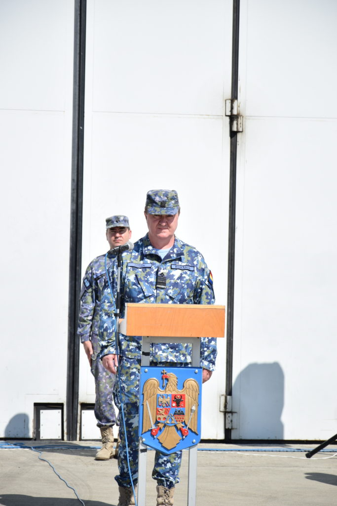 Ceremonie de depunere a jurământului militar