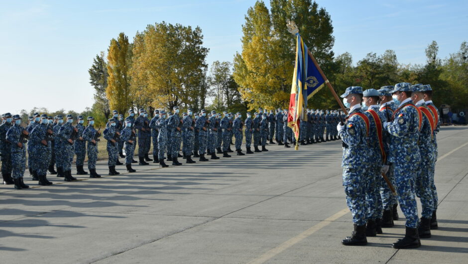 Ceremonie  de depunere a jurământului militar